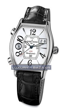 Ulysse Nardin Michelangelo UTC Dual Time (SS / Silver / Leather)